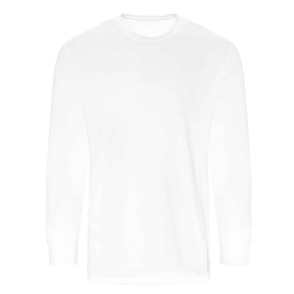 White - Front - PRO RTX Mens Pro Long-Sleeved T-Shirt