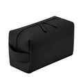 Black - Front - Bagbase Matte PU Toiletry Bag