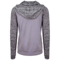 Grey Melange - Back - AWDis Cool Mens Full Zip Hoodie