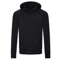 Jet Black - Front - AWDis Cool Mens Full Zip Hoodie