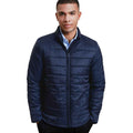 Navy - Side - Premier Mens Recyclight Padded Jacket