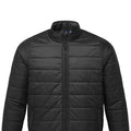 Black - Back - Premier Mens Recyclight Padded Jacket