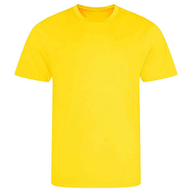 Sun Yellow - Front - AWDis Cool Childrens-Kids T-Shirt