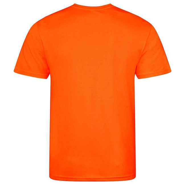 Electric Orange - Back - AWDis Cool Childrens-Kids T-Shirt