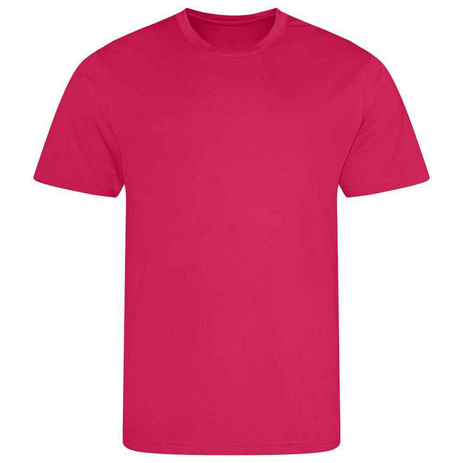 Hot Pink - Front - AWDis Cool Childrens-Kids T-Shirt