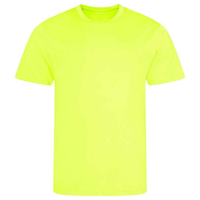 Electric Yellow - Front - AWDis Cool Childrens-Kids T-Shirt