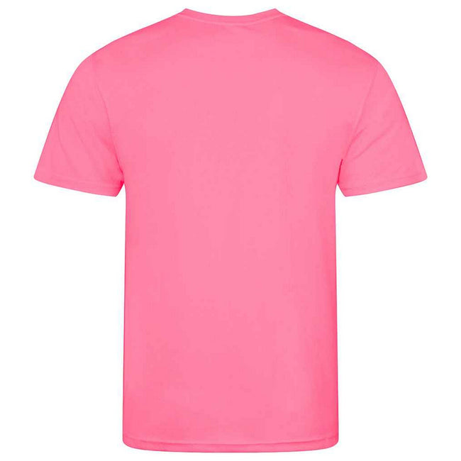 Electric Pink - Back - AWDis Cool Childrens-Kids T-Shirt