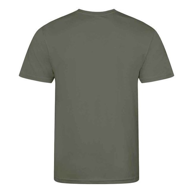 Earthy Green - Back - AWDis Cool Childrens-Kids T-Shirt