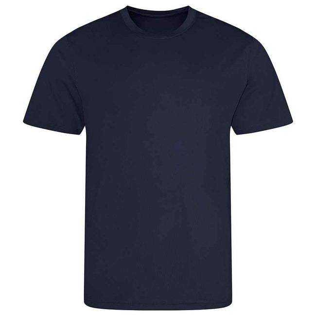 French Navy - Front - AWDis Cool Childrens-Kids T-Shirt