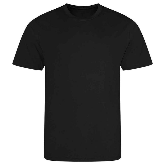 Jet Black - Front - AWDis Cool Childrens-Kids T-Shirt