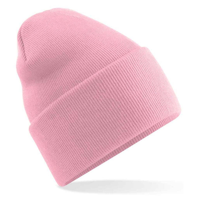 Dusky Pink - Front - Beechfield Unisex Adult Original Recycled Deep Cuffed Beanie