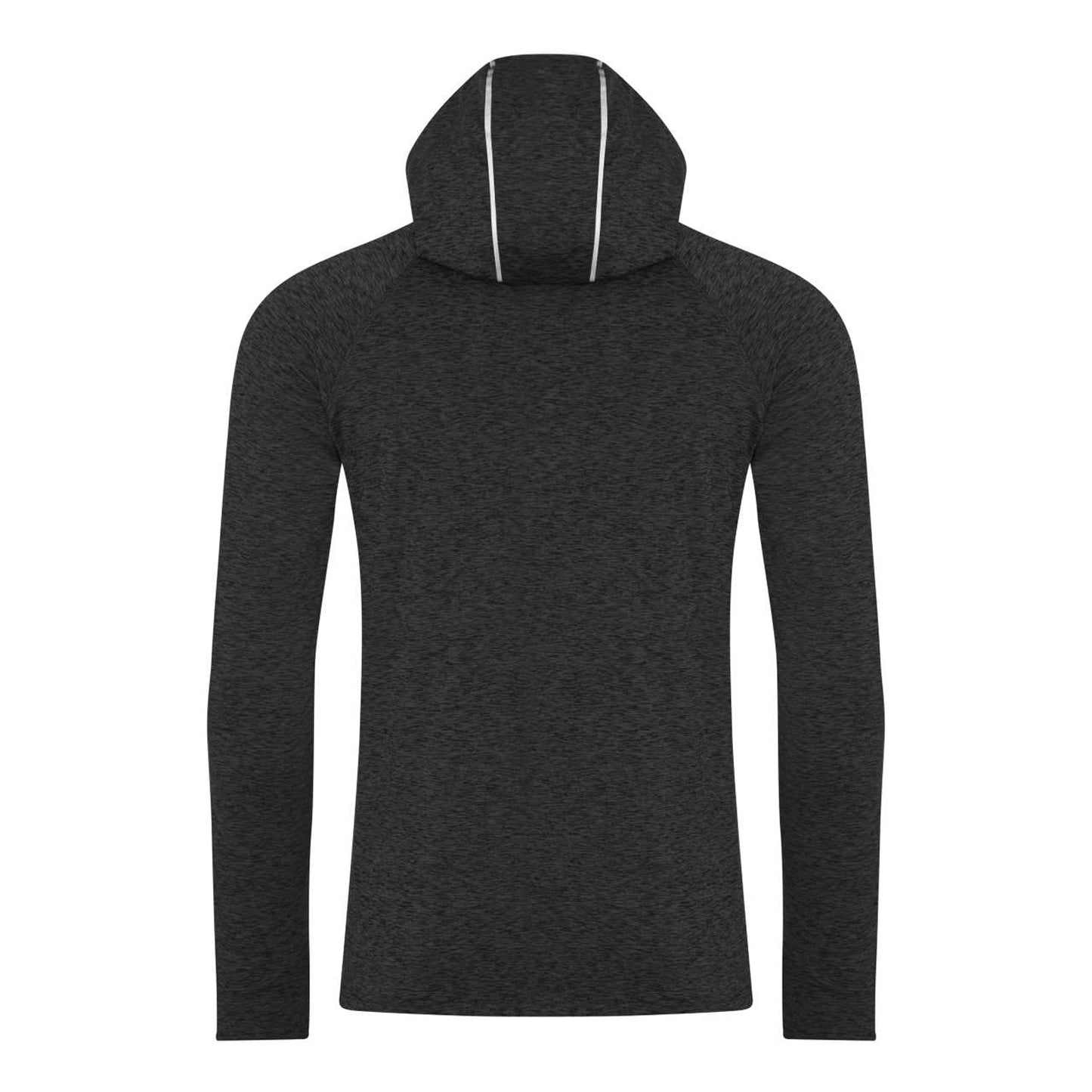 Black Slate Melange - Back - Awdis Mens Just Cool Cowl Neck Top