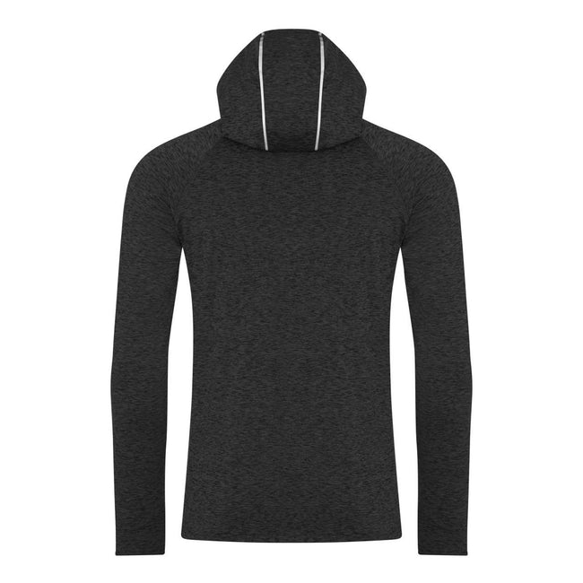 Black Slate Melange - Back - Awdis Mens Just Cool Cowl Neck Top
