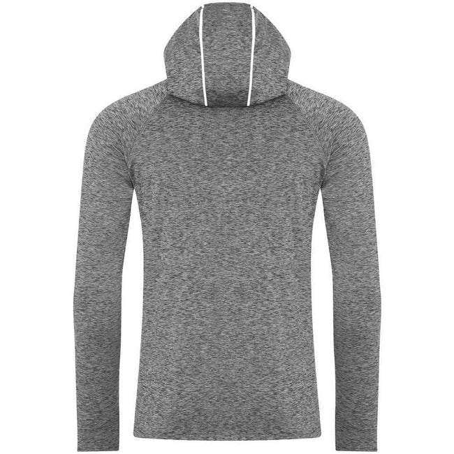 Grey Melange - Back - Awdis Mens Just Cool Cowl Neck Top