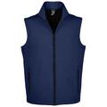 French Navy - Front - SOLS Mens Race Softshell Body Warmer