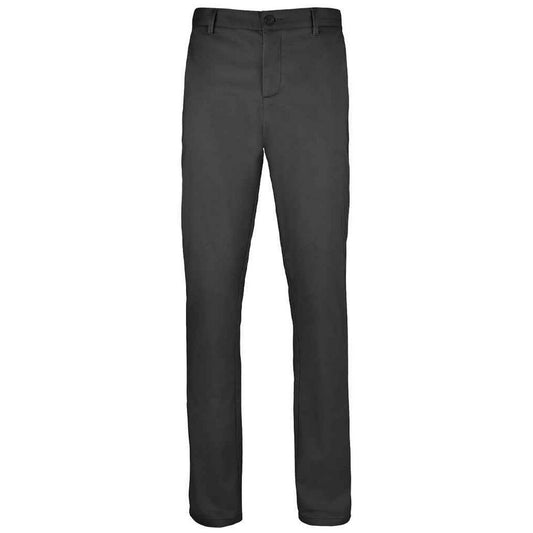 Black - Front - SOLS Mens Jared Stretch Slim Suit Trousers
