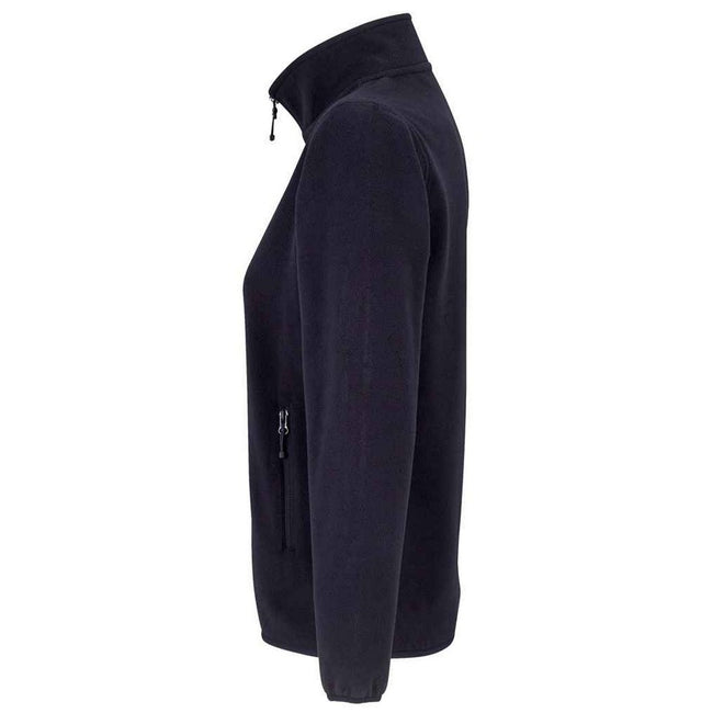 Navy - Back - SOLS Womens-Ladies Factor Microfleece Recycled Fleece Jacket