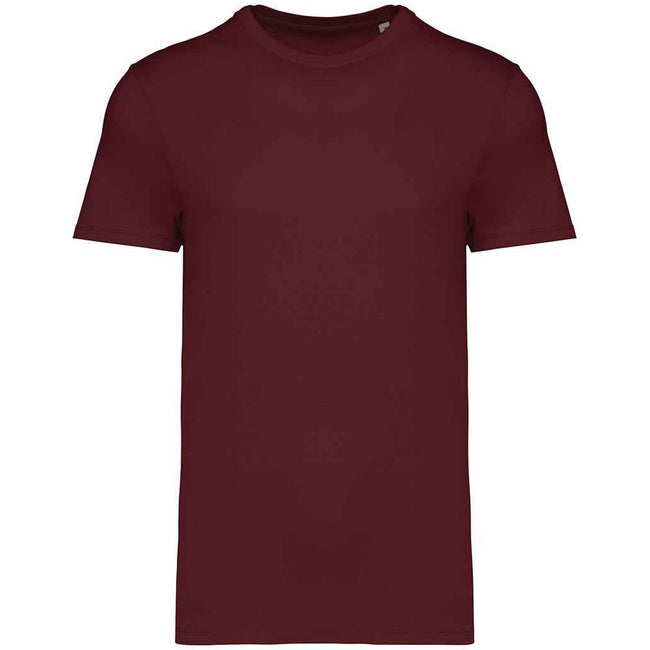 Dark Cherry - Front - Native Spirit Unisex Adult Heavyweight Slim T-Shirt