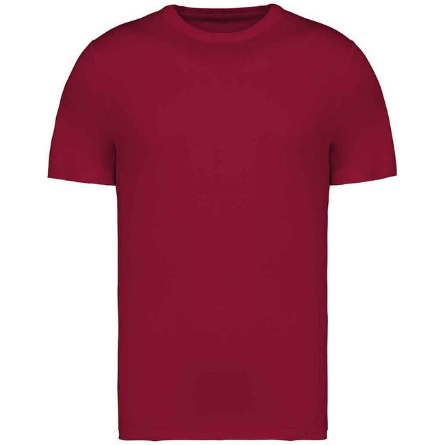 Hibiscus Red - Front - Native Spirit Unisex Adult Heavyweight Slim T-Shirt