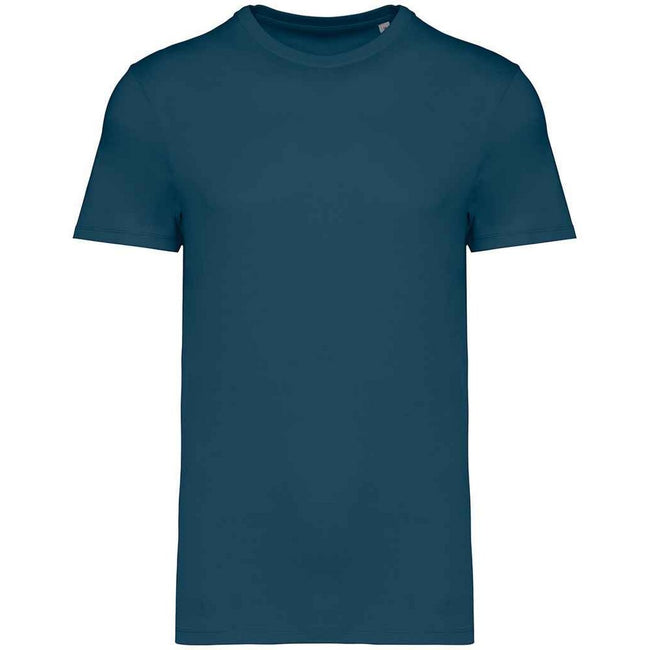 Peacock Blue - Front - Native Spirit Unisex Adult Heavyweight Slim T-Shirt