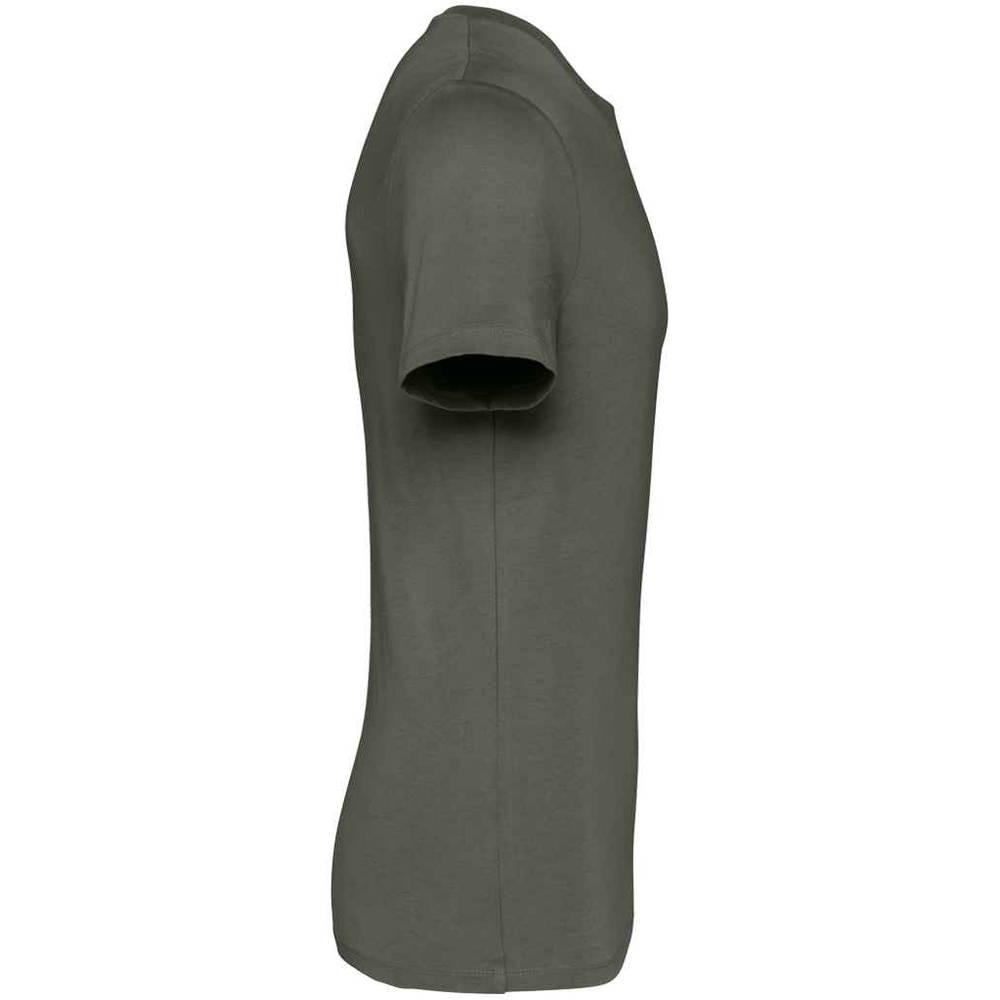 Organic Khaki - Side - Native Spirit Unisex Adult Heavyweight Slim T-Shirt