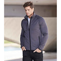 Dark Grey - Back - Tee Jays Mens Fleece Jacket