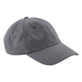 Graphic Grey - Front - Beechfield Unisex Adult Organic Cotton Baseball Cap