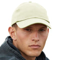 Natural - Back - Beechfield Unisex Adult Organic Cotton Baseball Cap