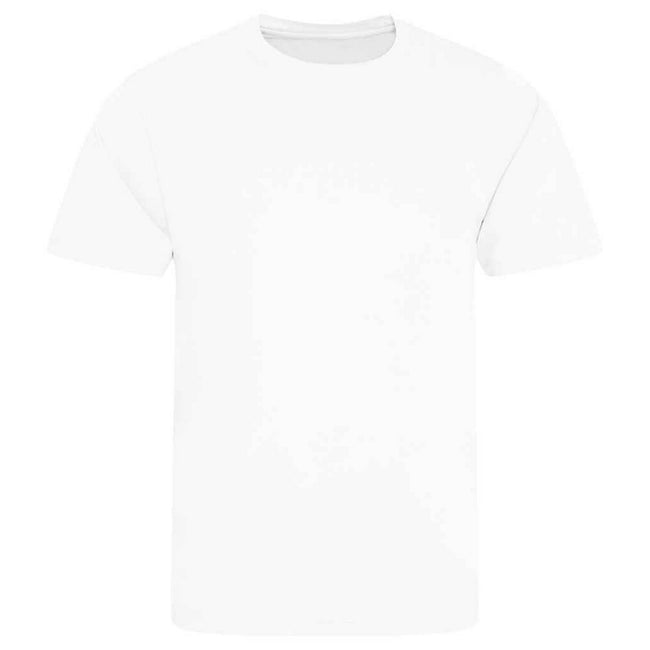 Arctic White - Front - AWDis Cool Unisex Adult Smooth T-Shirt