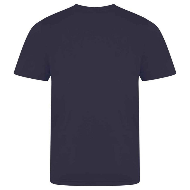 French Navy - Back - AWDis Cool Unisex Adult Smooth T-Shirt