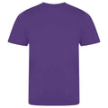 Purple - Back - AWDis Cool Unisex Adult Smooth T-Shirt