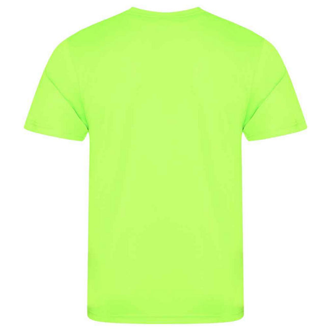 Electric Green - Back - AWDis Cool Unisex Adult Smooth T-Shirt
