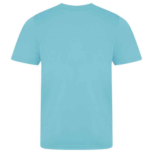 Turquoise Blue - Back - AWDis Cool Unisex Adult Smooth T-Shirt