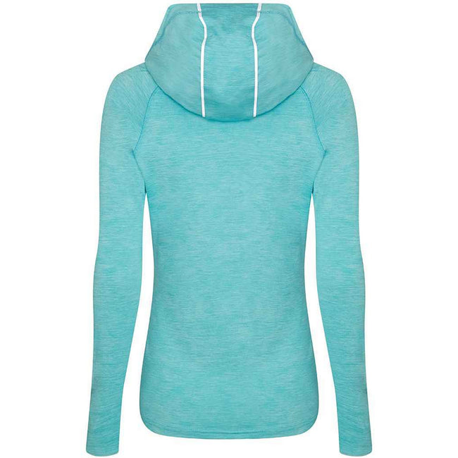 Ocean Blue Melange - Back - AWDis Cool Womens-Ladies Cowl Neck Top