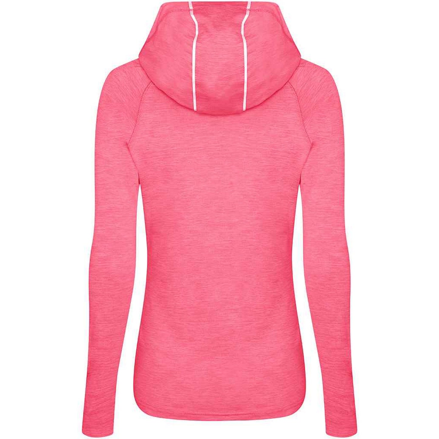 Electric Pink Melange - Back - AWDis Cool Womens-Ladies Cowl Neck Top