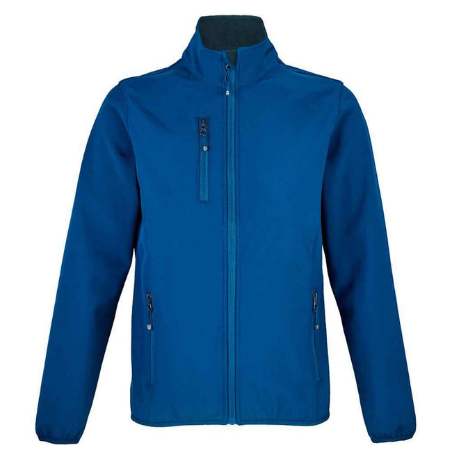Royal Blue - Front - SOLS Womens-Ladies Falcon Softshell Recycled Soft Shell Jacket
