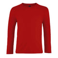 Red - Front - SOLS Childrens-Kids Imperial Long-Sleeved T-Shirt