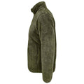Army - Back - SOLS Unisex Adult Finch Fluffy Jacket