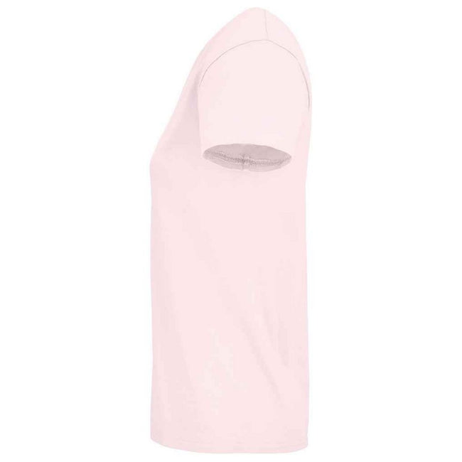 Pale Pink - Back - SOLS Womens-Ladies Pioneer Organic T-Shirt