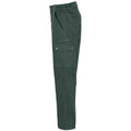 Forest Green - Back - SOLS Mens Docker Stretch Cargo Trousers