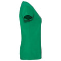 Kelly Green - Side - Fruit Of The Loom Womens-Ladies Iconic Ringspun Cotton T-Shirt