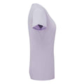 Soft Lavender - Side - Fruit Of The Loom Womens-Ladies Iconic Ringspun Cotton T-Shirt