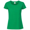 Kelly Green - Front - Fruit Of The Loom Womens-Ladies Iconic Ringspun Cotton T-Shirt