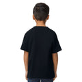 Pitch Black - Back - Gildan Childrens-Kids Midweight Soft Touch T-Shirt