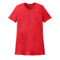 Red Mist - Front - Gildan Womens-Ladies CVC Soft Touch T-Shirt
