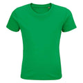 Kelly Green - Front - SOLS Childrens-Kids Pioneer Organic T-Shirt