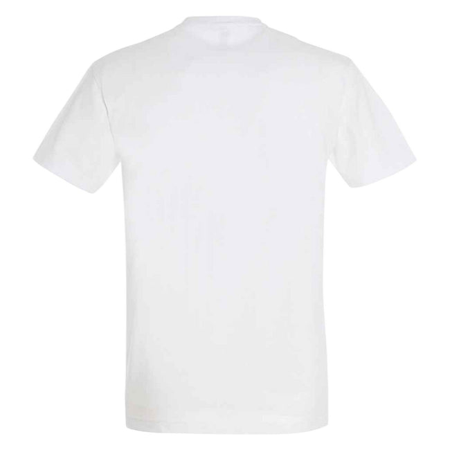 Absolute White - Back - SOLS Mens Imperial T-Shirt