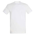 Absolute White - Front - SOLS Mens Imperial T-Shirt