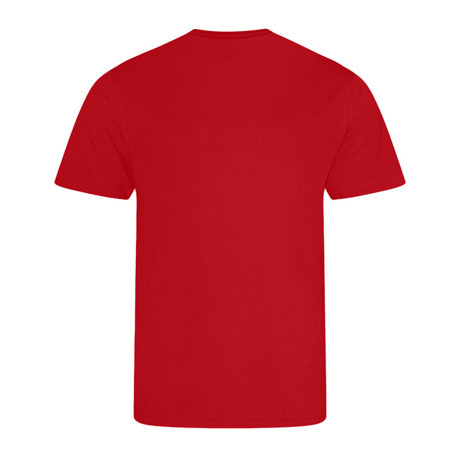 Fire Red - Back - Awdis Childrens-Kids T-Shirt