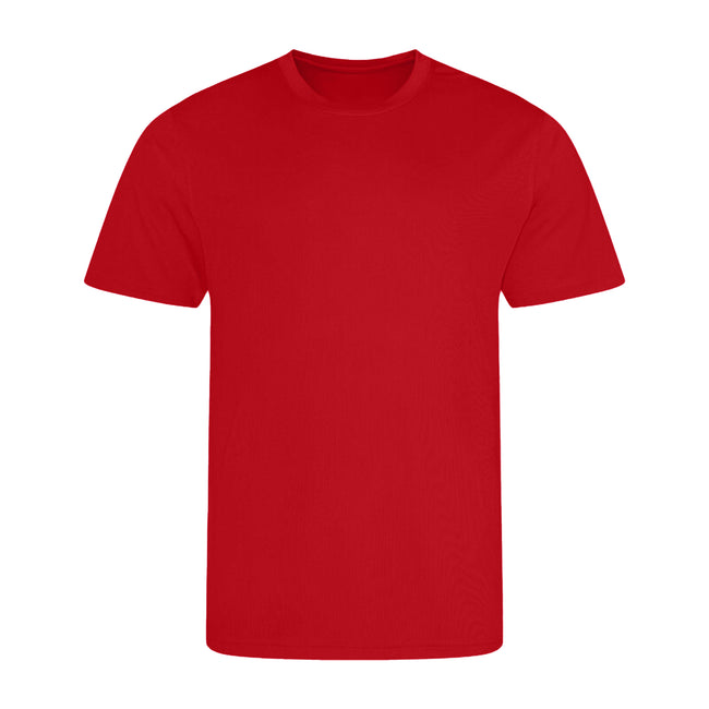 Fire Red - Front - Awdis Childrens-Kids T-Shirt